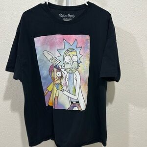 Rick and Morty Tie-dye paychadelic tee